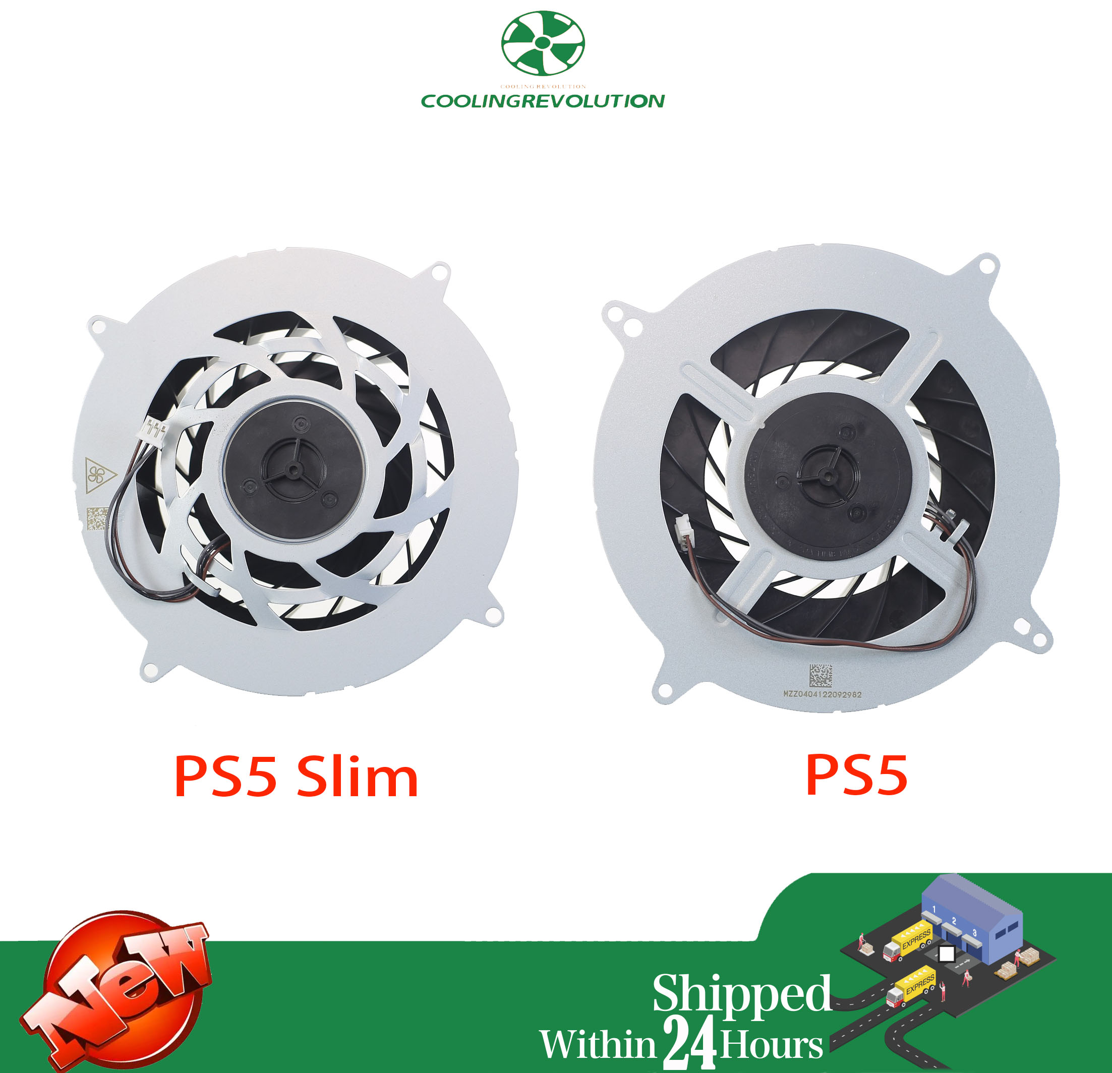 Ventilador de Refrigeración Interno de Acción Simple para Consola Sony PlayStation 5 PS5 Slim 1154GS-12M WB-01 12047GS-12N-WB-0