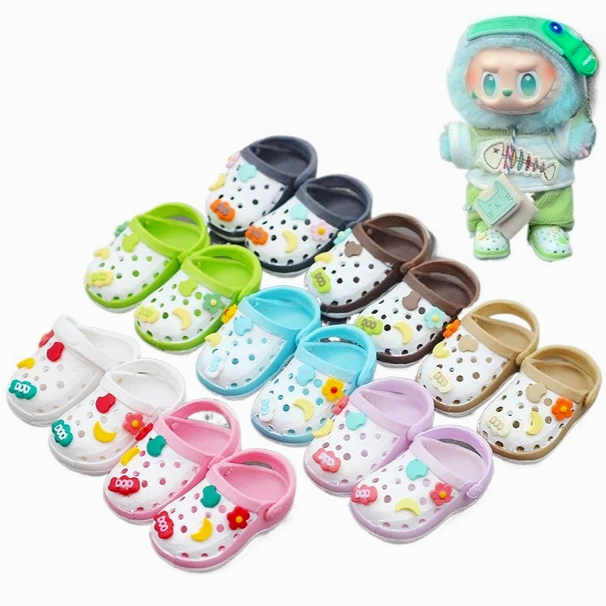 Для LABUBU 3,0 тапочки, подходящие для хлопковых кукол 17 см, обувь, ботинки, игрушки, повседневная спортивная обувь, аксессуары для кукол, игрушки для кукол своими руками
