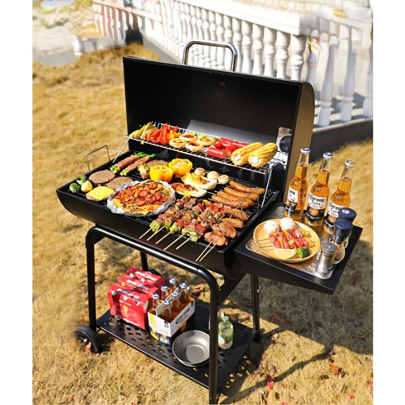 Outdoor-Grill Grill Villa Terrasse Grill Regal Haushalt B & B Grill Holzkohle ofen
