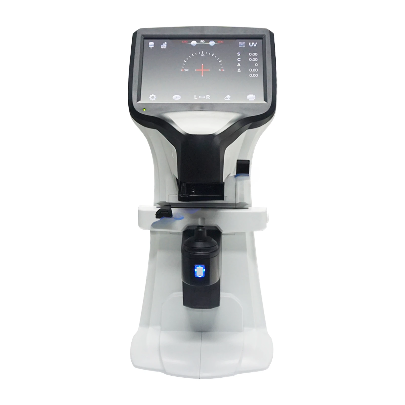 Meteran Lensa Digital dengan Instrumen Optik Lensometro Layar Sentuh 7 Inci JD-2600D