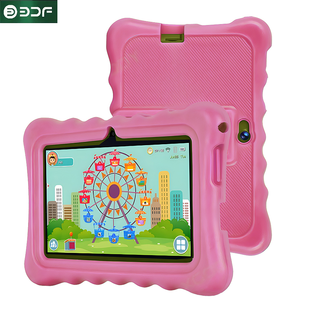 Tablet PC de 7 pulgadas para niños, Tablet educativa de aprendizaje, Quad Core, 4 GB de RAM, 64 GB de ROM, Android 9,0