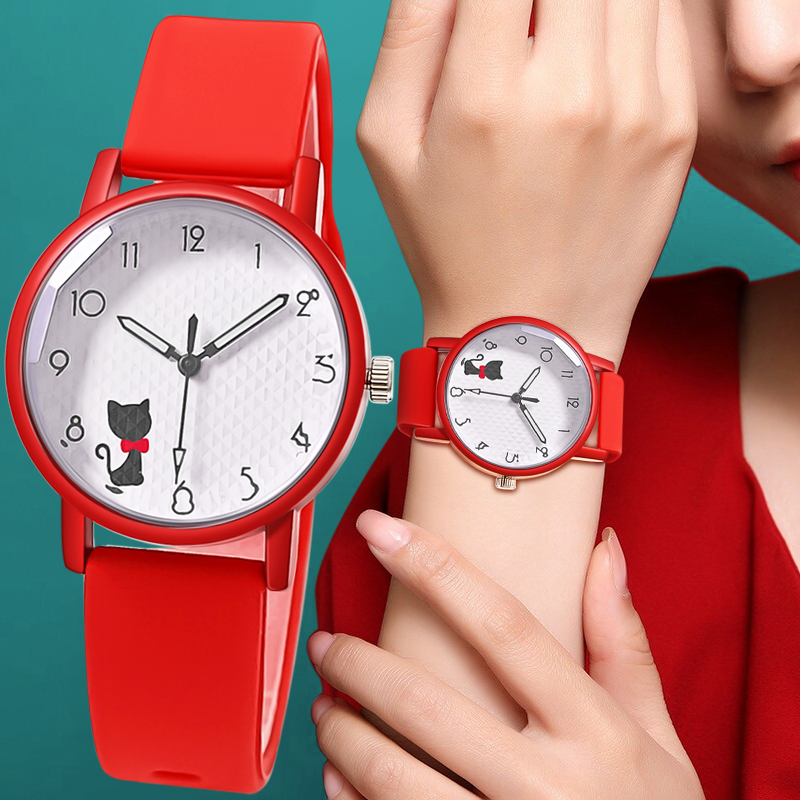 Relógio feminino casual relógio de pulso relógios de quartzo para mulheres relógio senhoras pulseira de silicone relógios presente reloj mujer relogio feminino