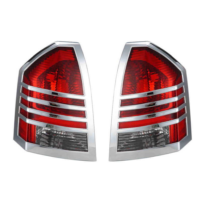 Plastic car tail light/taillight frame chrome trims  tail lamp cover benz for Chrysler 300/300C 2005-2008