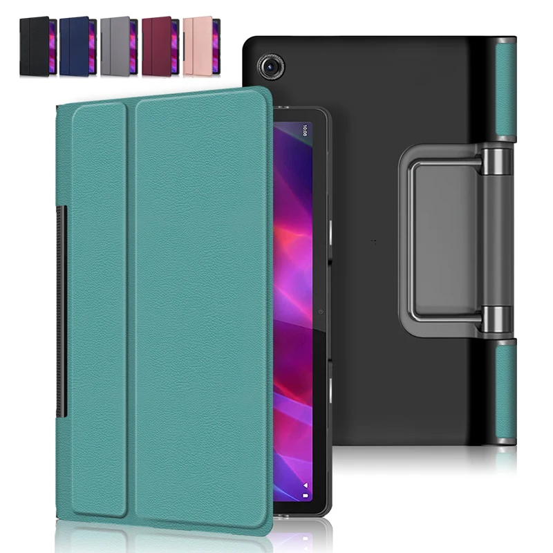 Case untuk Lenovo Yoga Tab 11 Kasus YT-J706F PU Kulit Flip Stand Cover untuk Lenovo Yoga Tab 11 YT-J706X 11 Inch Cover Coque Funda