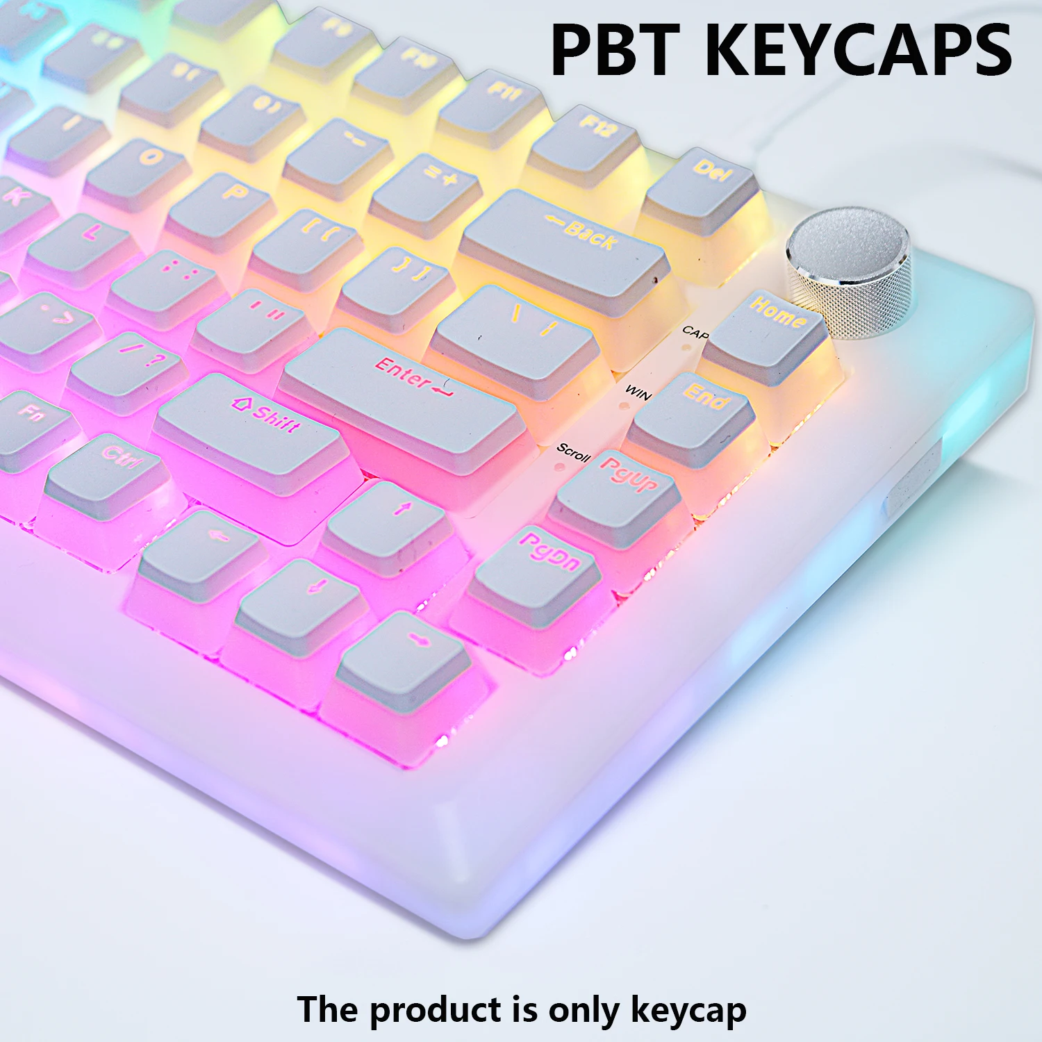 2025 PBT Pudding teclado Keycap OEM perfil 129 teclas tapa de tecla para Mx Hot Swap Teclado mecánico interruptor transparente RGB Keycaps
