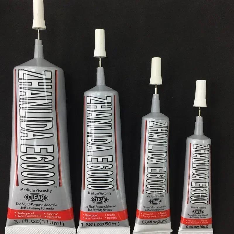 E6000 กาว DIY คริสตัล Rhinestones หัตถกรรมเครื่องมือเข็มกาวอีพ็อกซี่ Strong Hotfix สําหรับเครื่องประดับเครื่องมือเครื่องประดับเสื้อผ้าหัตถกรรมกาว
