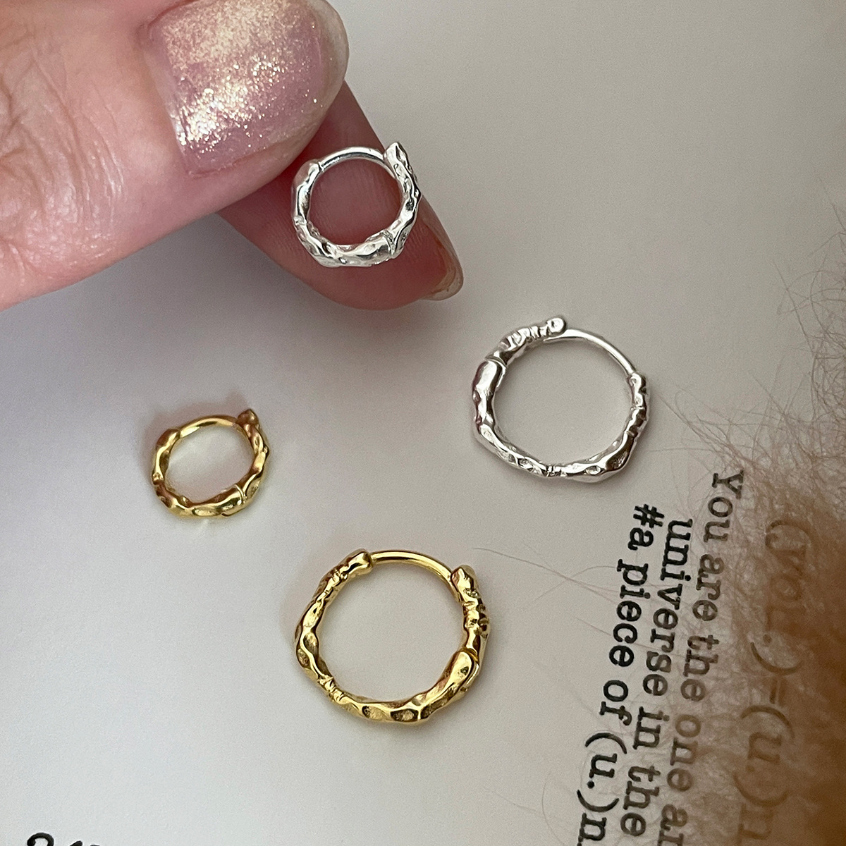 925 スターリングシルバーイヤリング気質シンプルな女性のウェディングジュエリーアクセサリー