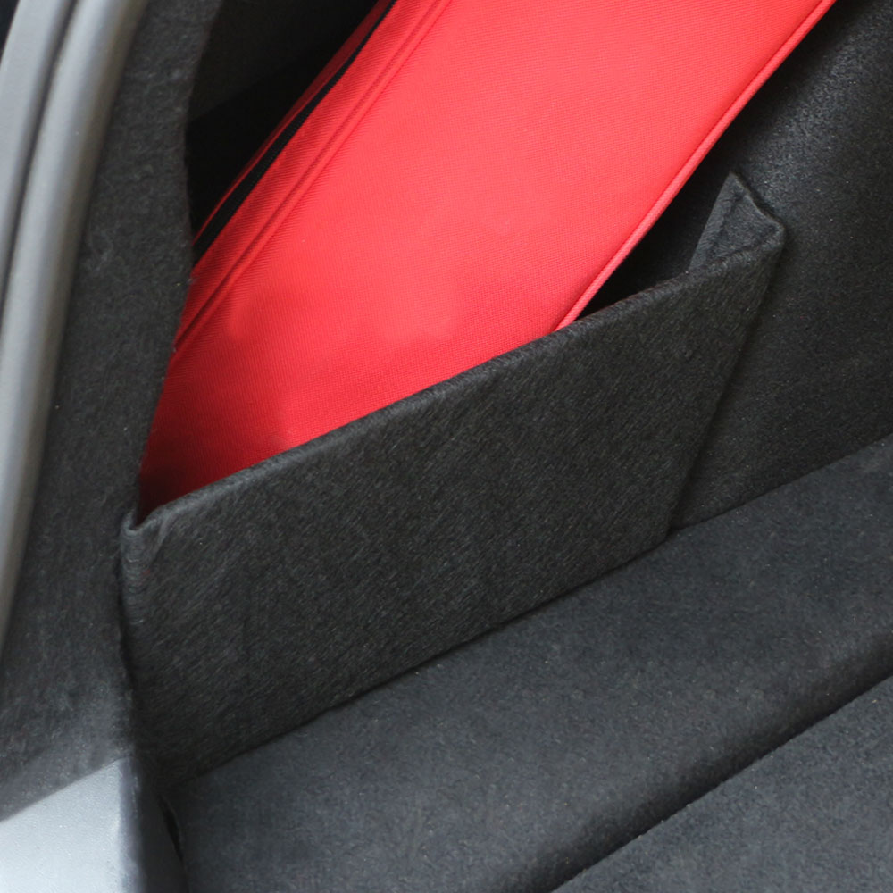 Accessori per divisori laterali dell'organizzatore del bagagliaio dell'auto posteriore per Tesla Model 3 2016 - 2022 parti di aggiornamento modificate del deflettore dello stivale posteriore posteriore