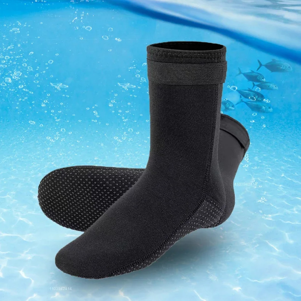 3mm Neoprene Diving Socks - Non-Slip Wetsuit Shoes for Snorkeling Surf Swimming, Warm Aqua Socks Beach Boots  Beach Accessories