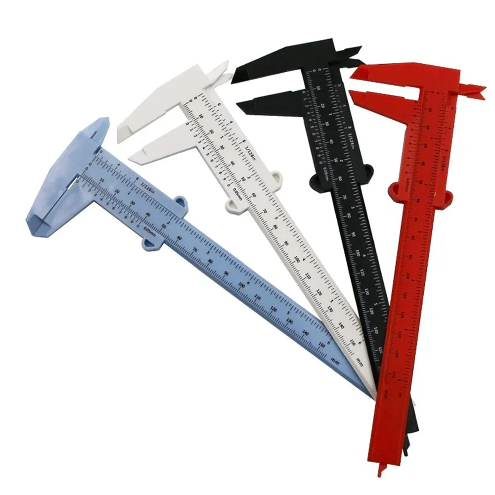0-150Mm Béc Thước Đôi Cai Trị Quy Mô Nhựa Thước Cho Trang Sức Đo Học Sinh Dụng Cụ Đo Dụng Cụ Cầm Tay