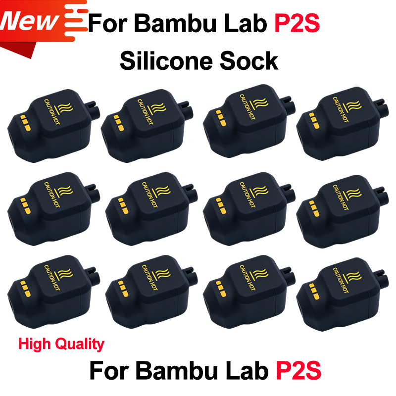 Boquilla de silicona para Bambu Lab P2S, cubierta protectora de extremo caliente, funda probada y aprobada, accesorios Bambulab P2S Hotend P2S