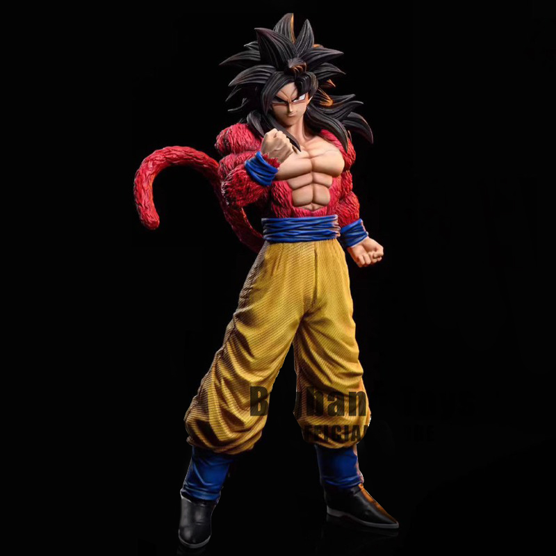 Hadiah mainan Model koleksi figur aksi PVC SSJ4 figur Son Goku Anime Dragon Ball Z