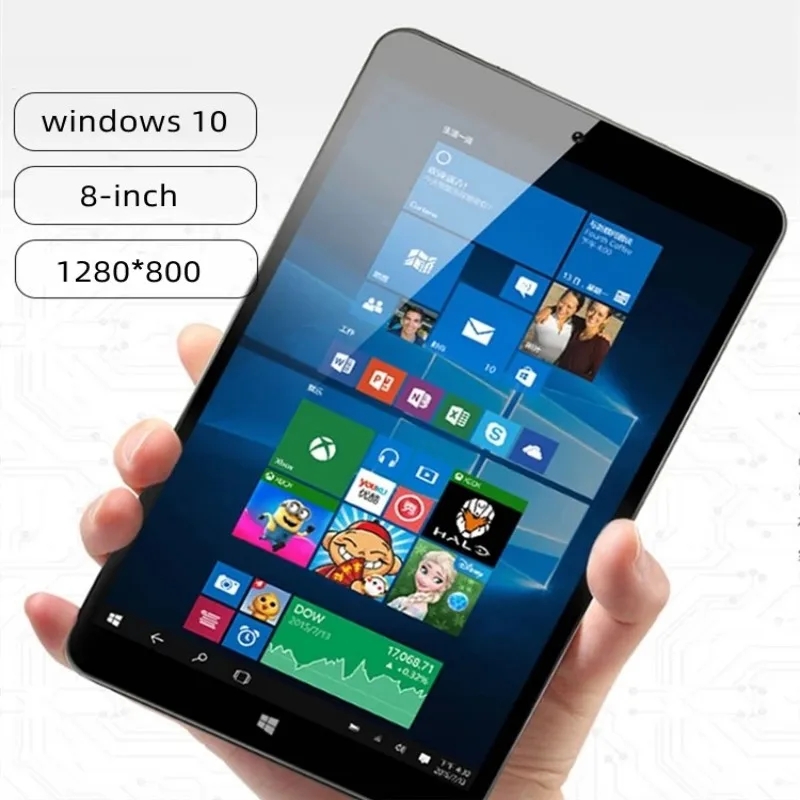 Tablette AR1 Windows 10, 8 pouces, 2 go de RAM, 32 go de ROM, Intel Z3735F, Quad Core, double caméra, 1280x800, IPS, WIFI, vente en gros