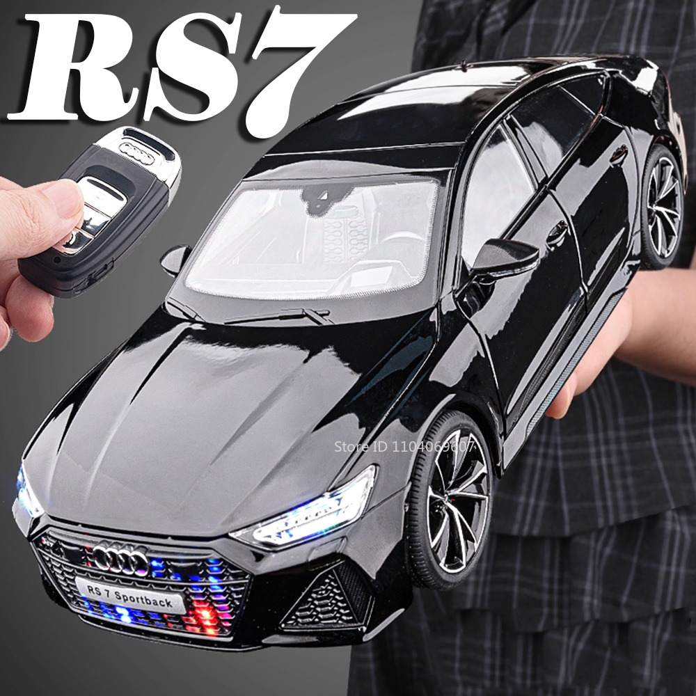 Масштаб 1:18 RS7 Rolls-royce Phantom, игрушечные модели автомобилей, литой под давлением сплав, амортизирующие двери, открытый звук, свет для взрослых, подарки для детей