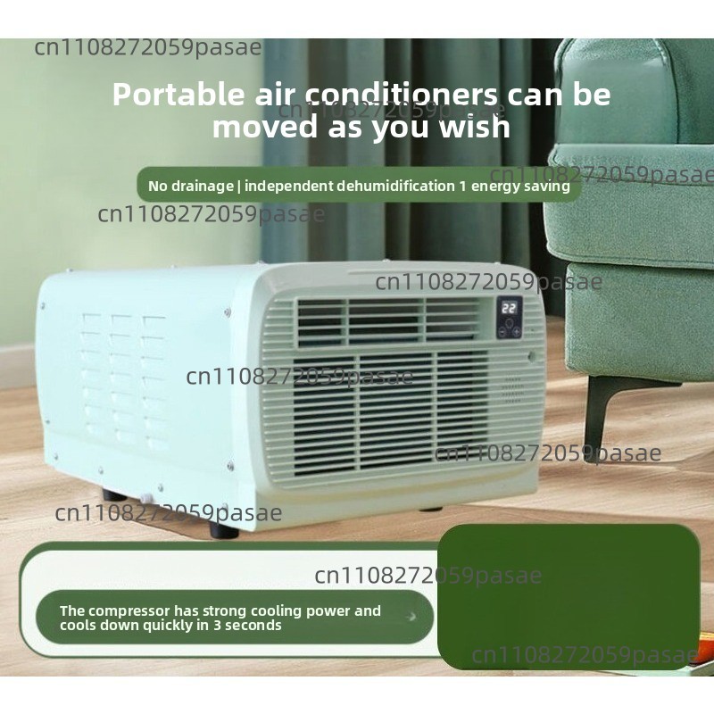 Klimatyzator okienny Mała klimatyzacja Przenośny kompresor Szybkie chłodzenie Bez instalacji Urządzenie all-in-one 220V EU