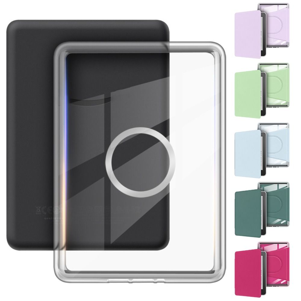 Auto Wake/Sleep-funda para lector electrónico de 6 pulgadas, carcasa protectora acrílica a prueba de golpes con rotación de 360 grados para Kindle 2024/2022 11. a generación