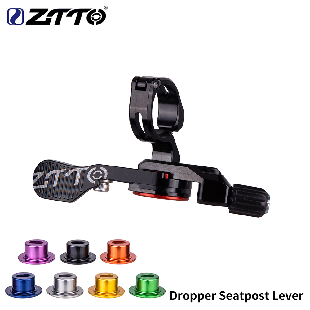 ZTTO vtt compte-gouttes tige de selle levier vélo réglable tige de selle télécommande poignée portant universel manette de vitesse fil Style