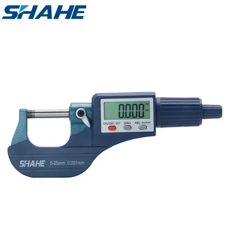Micromètre électronique extérieur 0,001 mm 0-25 mm avec écran LCD extra large, micromètre numérique, jauge électronique numérique