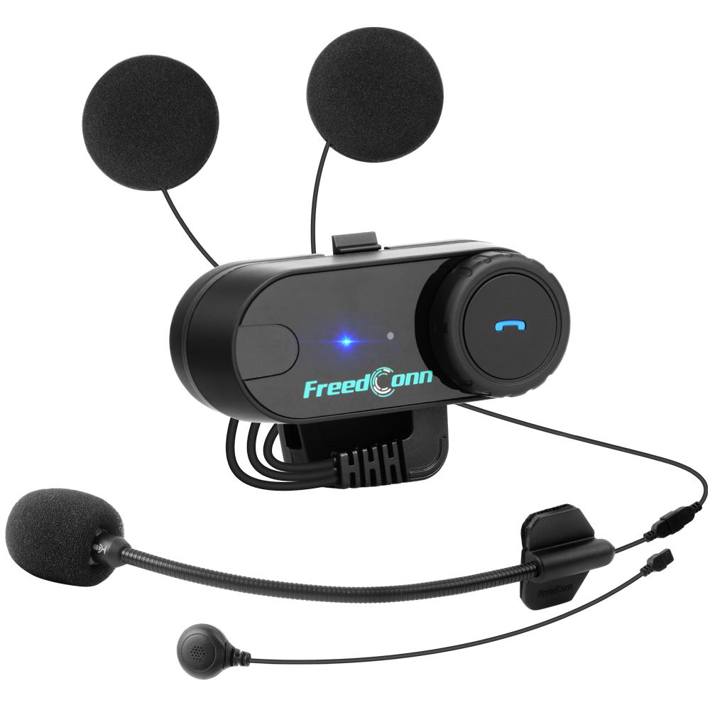 Freedconn T-COM VB Intercom Motorcycle Headphone Helmet Headset Bluetooth Interphone 3 Rider 800M Intercomunicador Moto,FM Radio