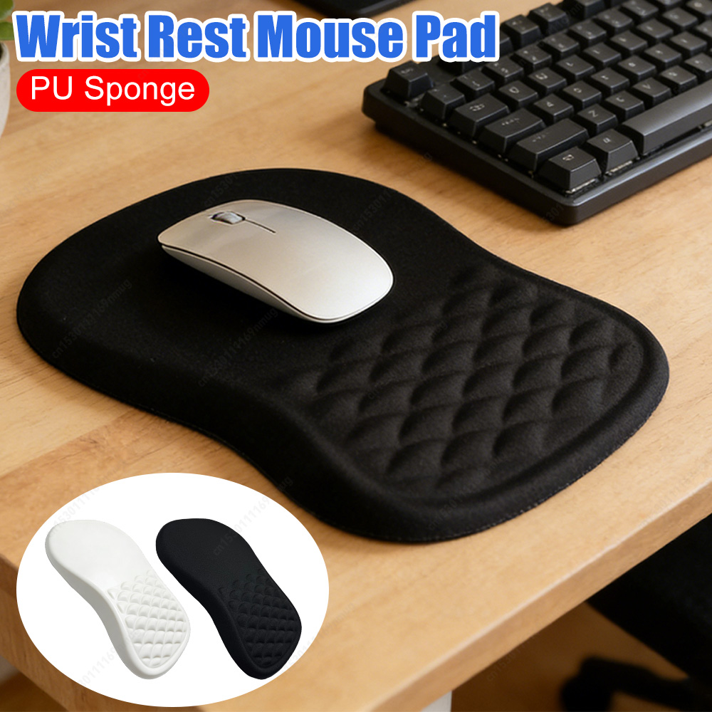 Ergonomisches Mauspad, rutschfest, Massage-Mauspad, verschleißfest, bequeme Handgelenkstützpolster für PC, Laptop, Computer, Gaming