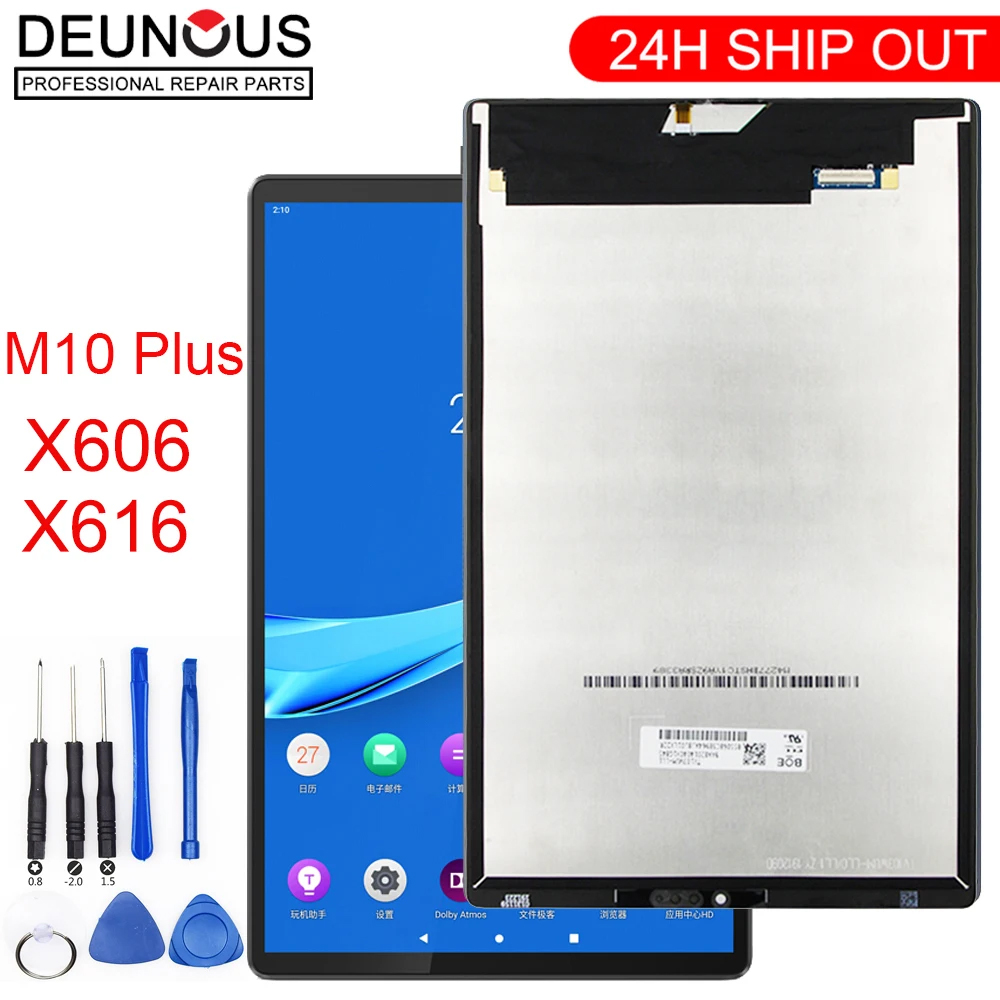 Nuevo 10,3 "para Lenovo Tab M10 FHD Plus TB-X606F TB-X606X TB-X606 X606 X616 pantalla LCD MONTAJE DE cristal digitalizador con pantalla táctil