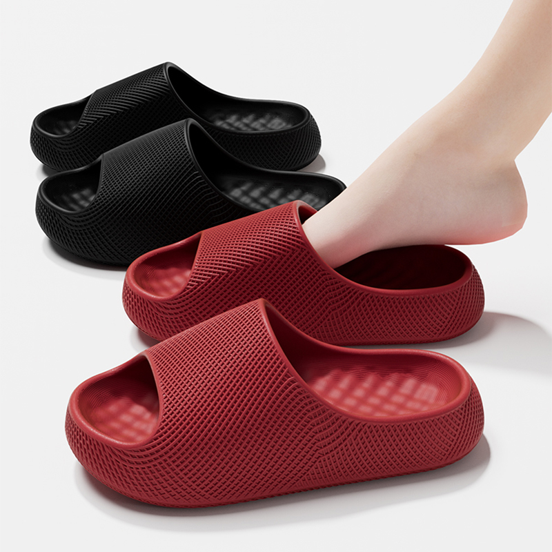 2026 Zomer Dikke Zool Eva Slippers Dames Lichtgewicht Zachte Zool Antislip Strand Slippers Vrouwelijke Comfortabele Platform Cloud Slides