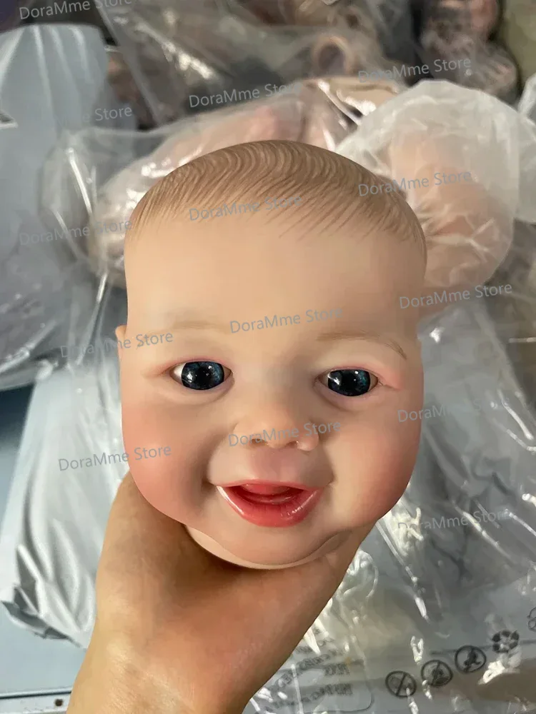 Realistyczny zestaw dla lalki Reborn o wysokości 19 cali, Emmy - miękki winyl, malowany, niedokończony, do samodzielnego wykonania, akcesoria dla lalek, zabawka.