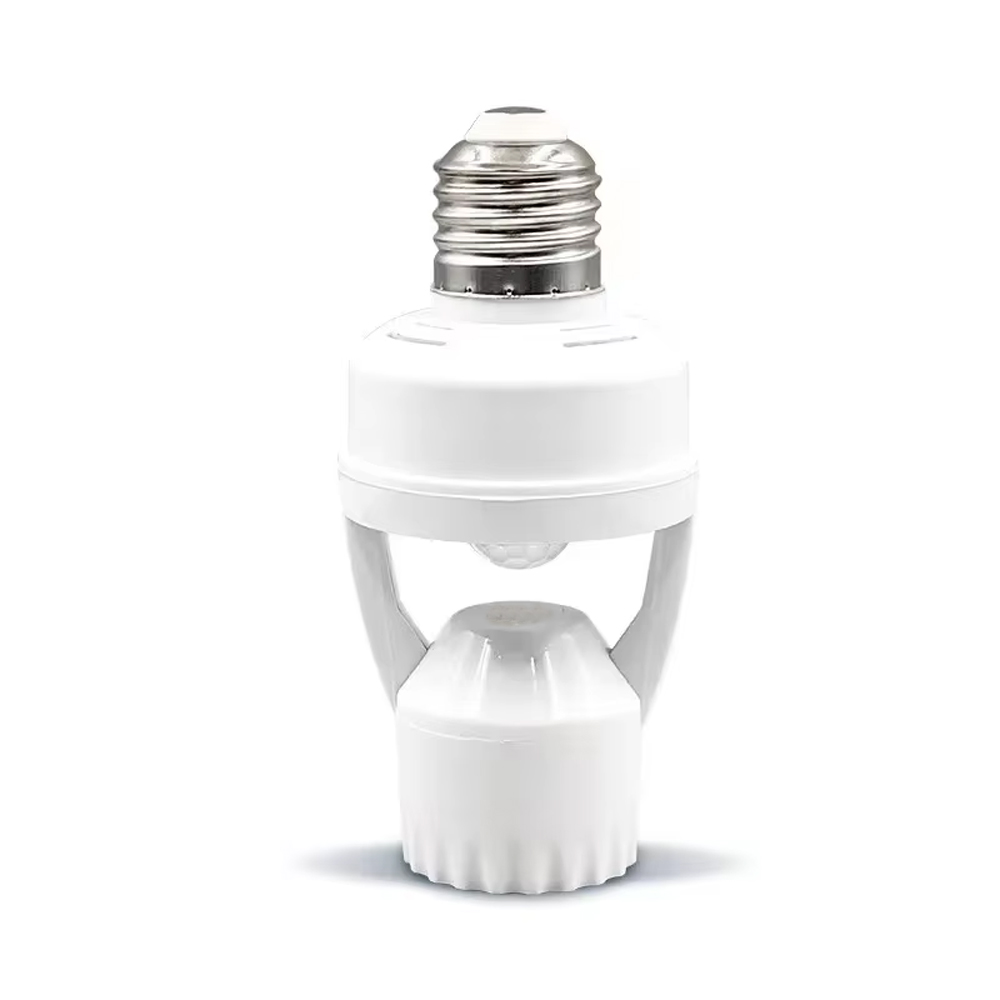 Base de interruptor de enchufe E27 AC 110V/220V 360 grados PIR Sensor de movimiento de inducción PIR infrarrojo bombilla Led humana soporte de lámpara
