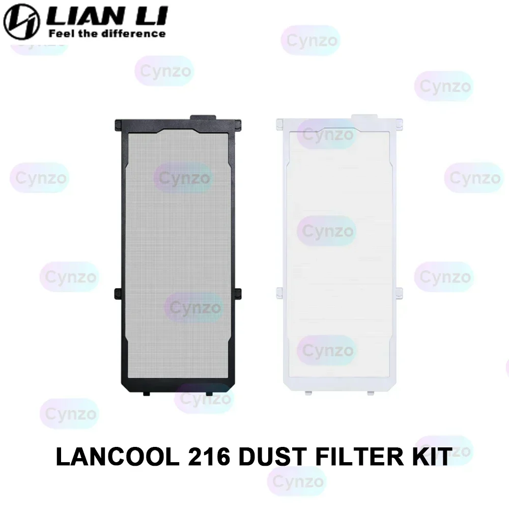 LIAN LI LAN216-2X/2 Вт магнитный фильтр высокой плотности для LANCOOL 216, передняя сетчатая панель, пылезащитная сетка для корпуса ПК, игровые аксессуары