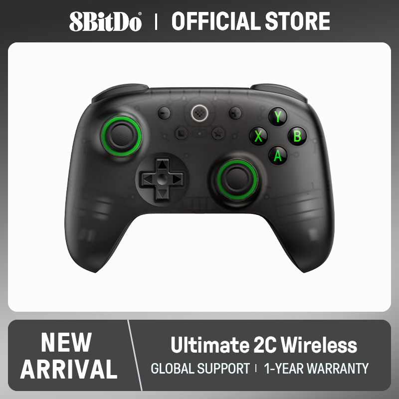8BitDo - Manette de jeu sans fil Ultimate 2C pour PC, Windows 10, 11, Steam Deck, Raspberry Pi, Android