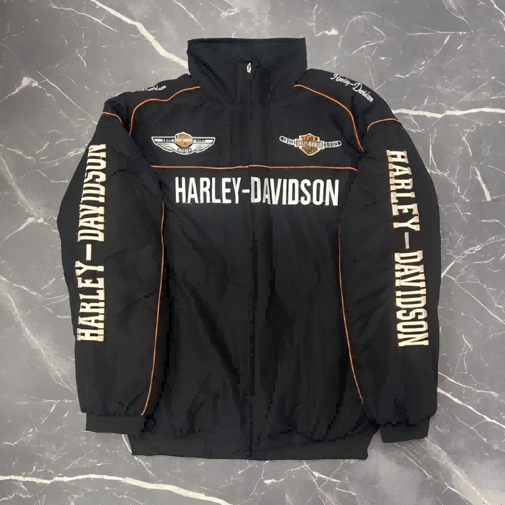 Мужская куртка Harley Davidson с вышивкой, осенне-зимняя мотоциклетная униформа, куртка для езды на велосипеде, гоночный костюм, женская уличная теплая куртка