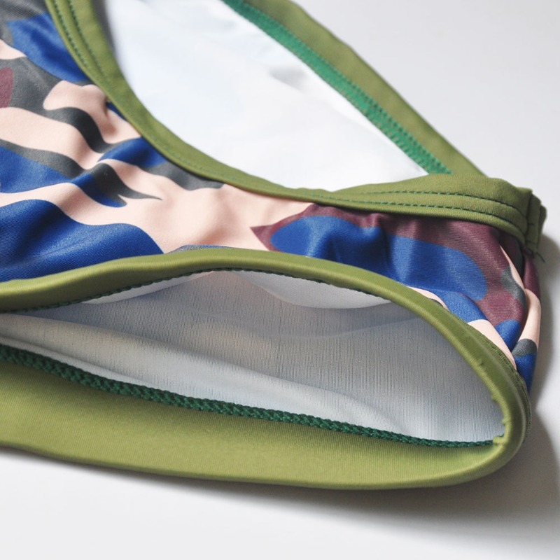 Novo 2026: Sunga masculina camuflada de moda com cordão, personalizada, camuflagem tricolor, para comércio exterior - UXH005