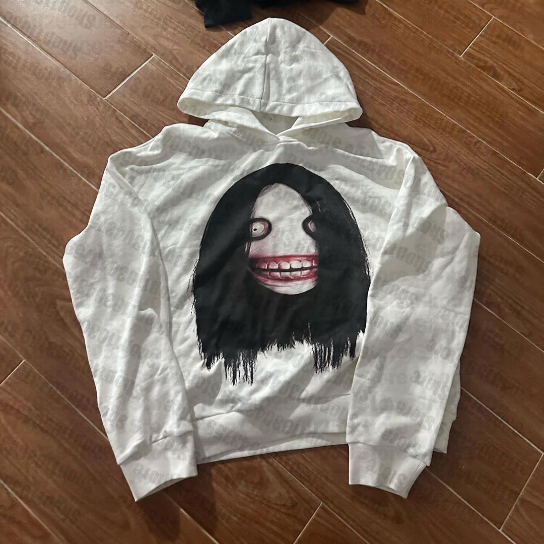 Sudadera con capucha de Anime para mujer, ropa gótica con cremallera Y2k Star Girl, jerséis Harajuku, Top