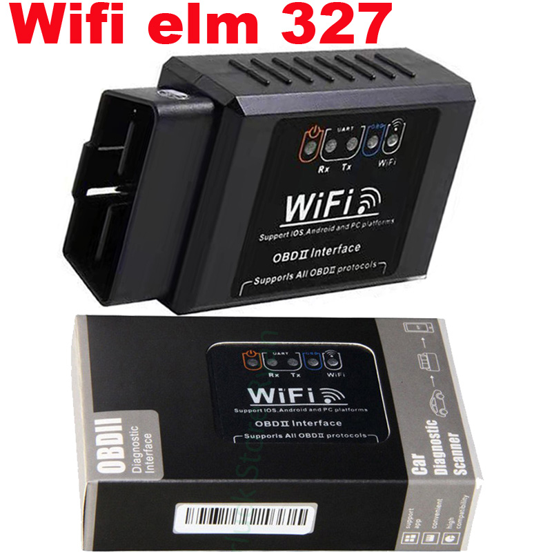 Новый ELM 327 V1.5 WIFI OBD2 WIFI сканер Auto ODB2 ELM327 V1.5 WIFI для Android/IOS OBD 2 OBD2 Автомобильный диагностический инструмент