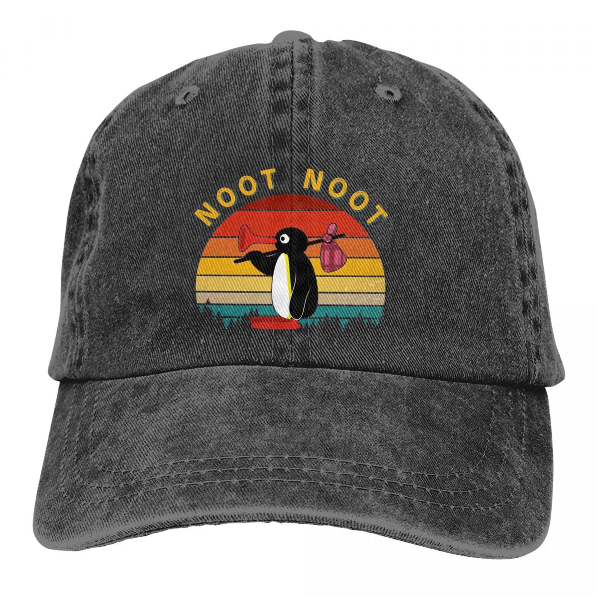 Pingu Pinga Pinguin TV Multicolor Hut Erreichte frauen Kappe Retro Noot Personalisierte Visier Schutz Hüte