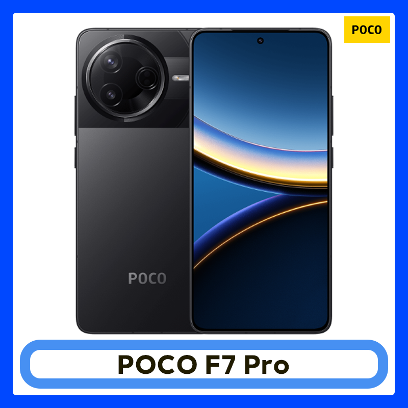POCO F7 Pro teléfono inteligente versión Global, NFC, Snapdragon®8 Gen 3 6000mAh 6,67 "2K Pantalla AMOLED 90W HyperCharge 5G
