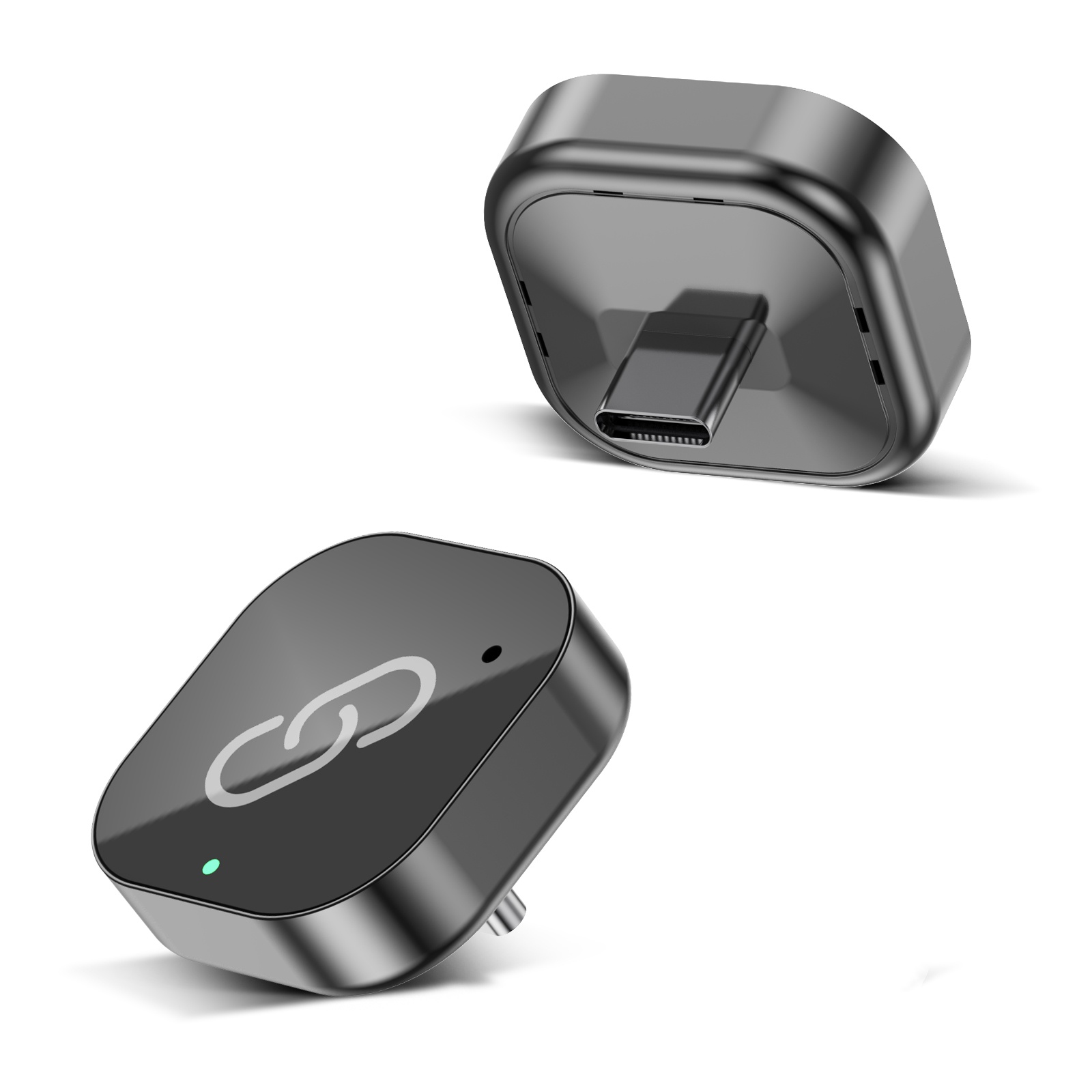 (Tipo C) CarPlay inalámbrico Apapter USB C / Android Auto USB C para converte con cable a inalámbrico, Plug & Play, Dongle carplay 2 en 1 nuevo