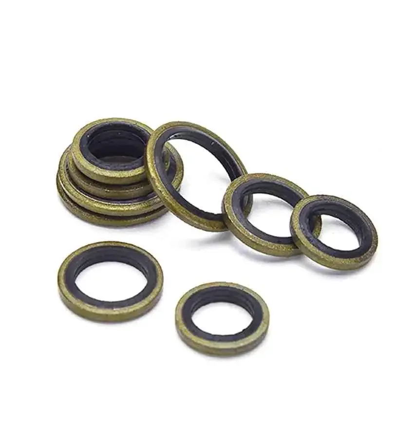 20 Stück M4/5/6/8/10/12/13/14/15/16/17/18-60mm Metrische Verbund-NBR-Dichtung Selbstzentrierende Dichtungsscheibe für Hydrauliköl
