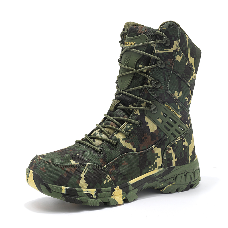 Taktische Stiefel für Herren, Armee-Stiefel, Kletter- und Wanderschuhe, Camping, hochwertige Schnürstiefel, Militärstiefel für Damen, atmungsaktiv, Sicherheit, Unisex