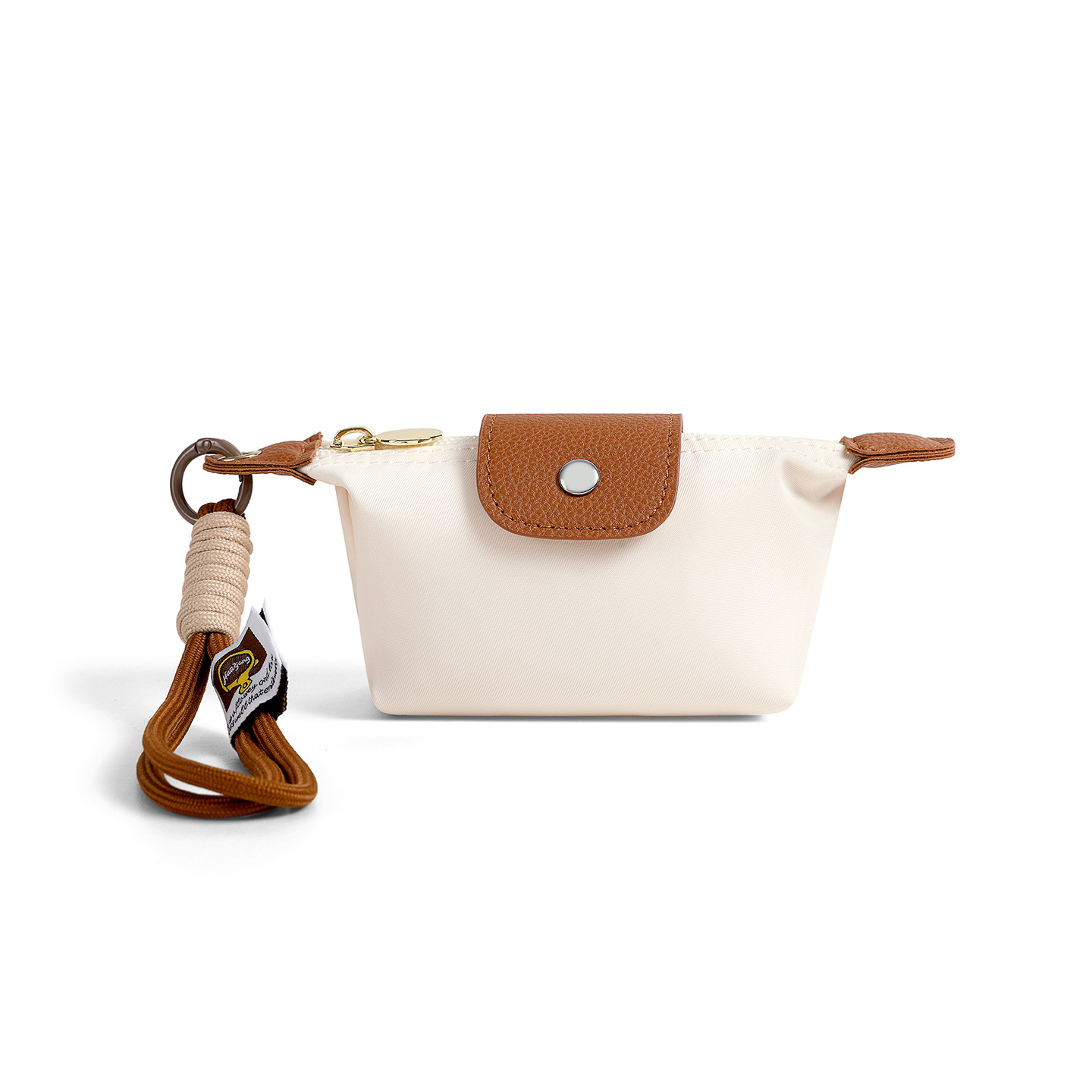Portable Large Capacity Coin Purse Wrist Strap Keychain Travel Wallet Women Zipper Mini Cosmetic Bag Girls Bank Card Key Bag