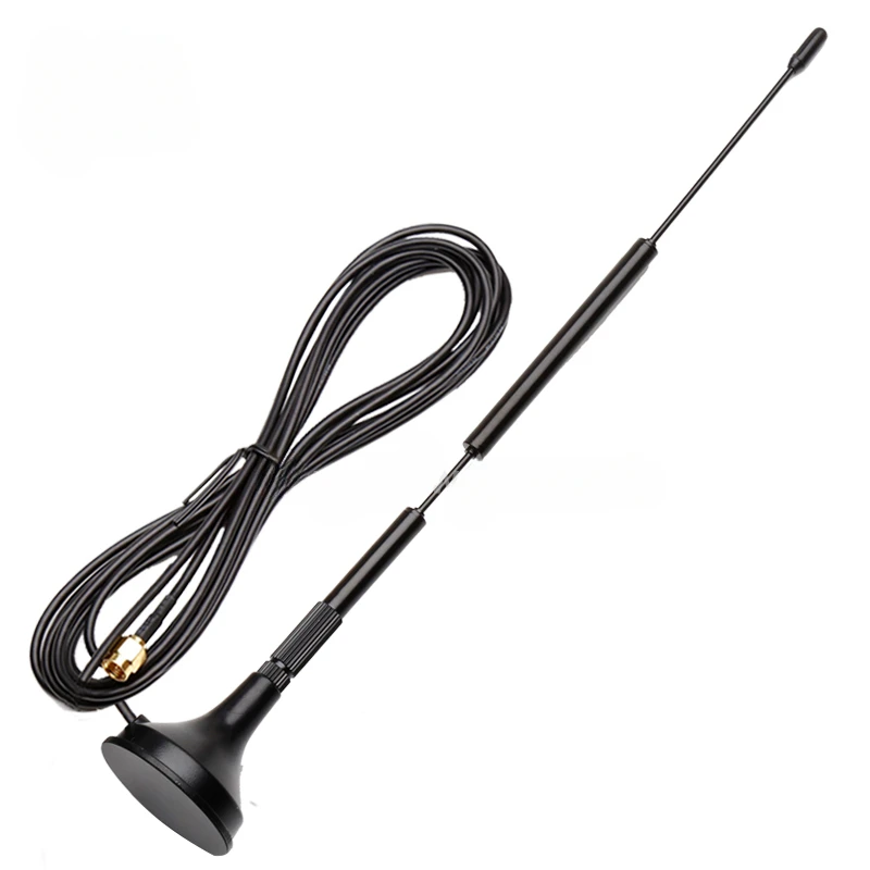 Antena LoRa de 12dBi, 433MHz, SMA macho, montaje magnético, Cables aéreos RG174 de 3M para amplificador de señal, módulo de transmisión de datos inalámbrico