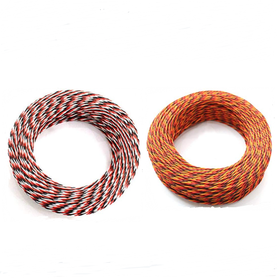 5M 16 Fuß 20 22AWG 26awg 30/60 Kern 3 Wege Twist Servo Verlängerungskabel JR Futaba Twisted Wire Lead für RC Flugzeug Zubehör