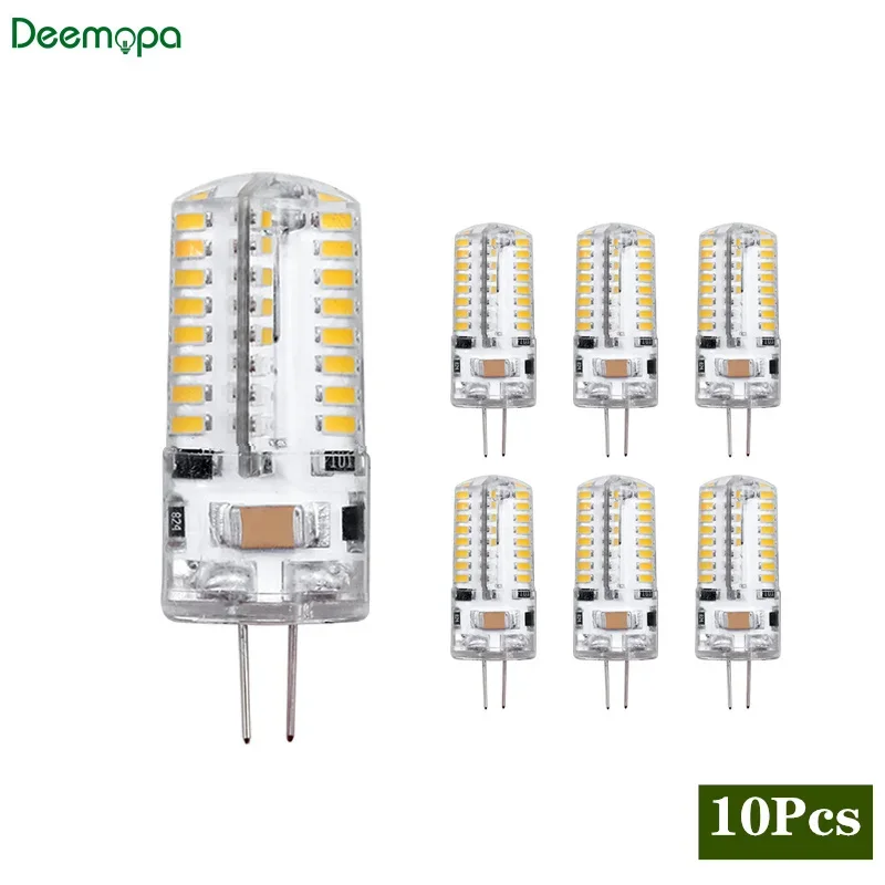 10 Pçs/lote G4 Lâmpada LED 2W 3W 4W 5W 7W 9W AC DC 12V 220V Lâmpada de Milho SMD2835 3014 360 Ângulo de Feixe Substituir Luzes de Lustre Halógeno