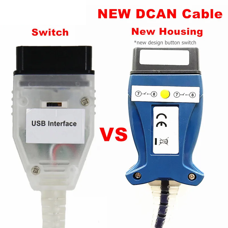 Herramienta de Diagnóstico Ediabas OBD2 CAN SCAN Compatible con Nuevo Interruptor FTDI K+DCAN Interfaz USB