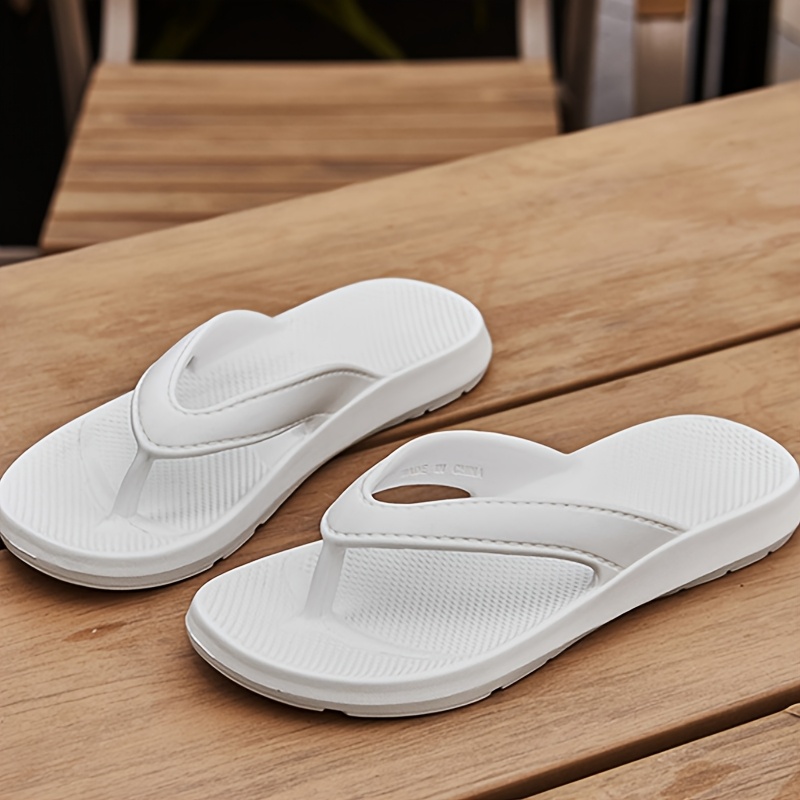 Chanclas de Moda para Mujer, Colores Sólidos, Antideslizantes, Suela Suave, Duraderas, Cómodas, Sandalias de Playa para Parejas, Verano, Hombre y Mujer