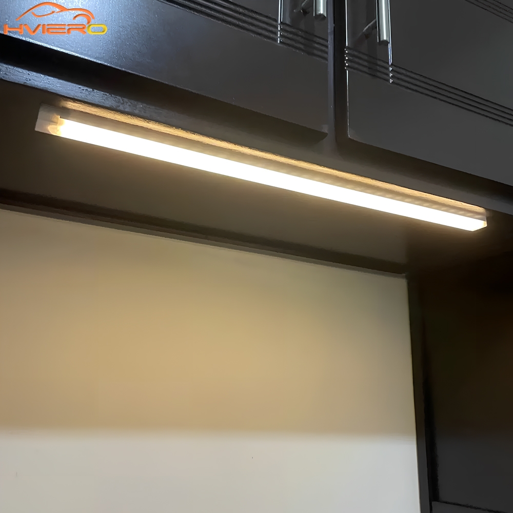Bewegingssensor Nachtverlichting Draadloze LED-lamp USB Oplaadbaar Magnetisch Voor Garderobe Kamer Kast Keuken Gangpad Buis Detector Lamp