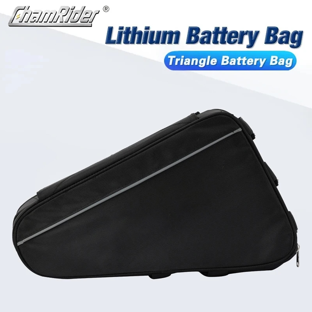 36 В 48 В 60 В 72 В E-BIKE электрический велосипед треугольная сумка для аккумулятора черная велосипедная рама треугольные сумки нагрузка 126 ячеек