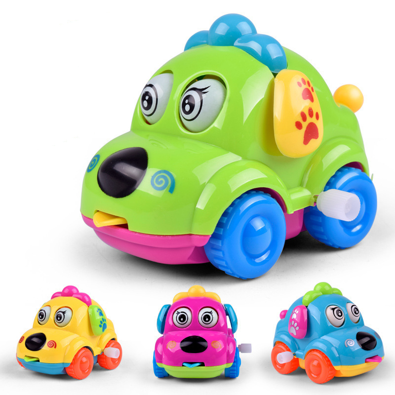 Neues Uhrwerk-Spielzeug Cartoon Aufziehbares Kreatives Niedliches Kettenauto Kleines Tier Geschenk