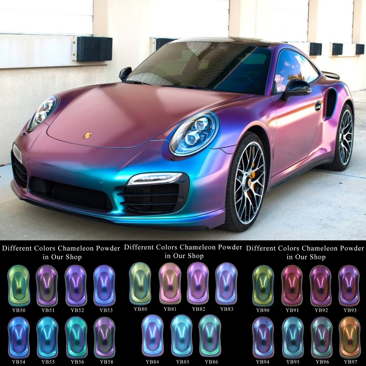 10g pigmentos camaleão pintura acrílica em pó revestimento corante para carro pintura automotiva decoração artes artesanato pintura de unhas suprimentos