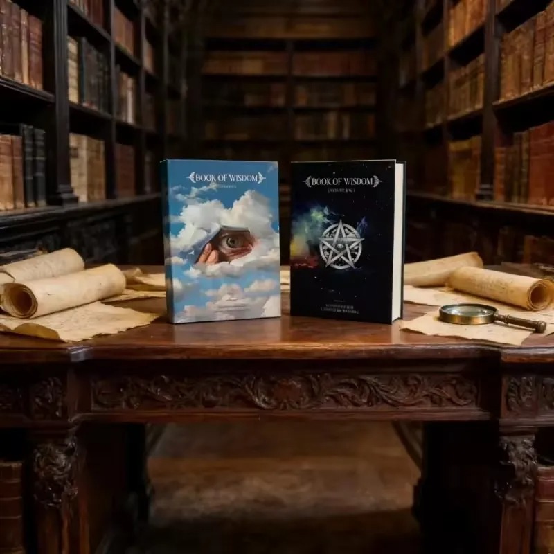El Libro de la Sabiduría, compuesto por dos volúmenes: un clásico que combina el misticismo y la sabiduría espiritual para explorar pensamientos profundos